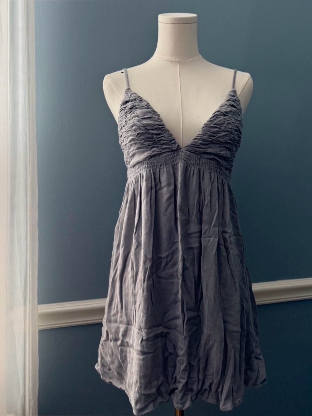 Gray Mini Dress